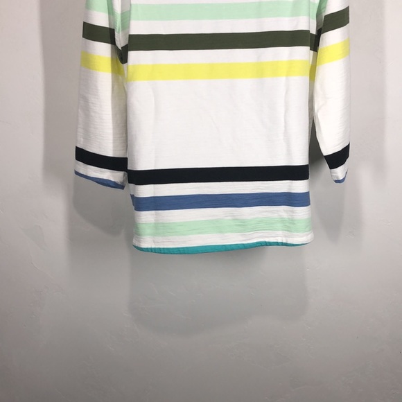 T by Talbots stripe top size large petite - Picture 8 of 10